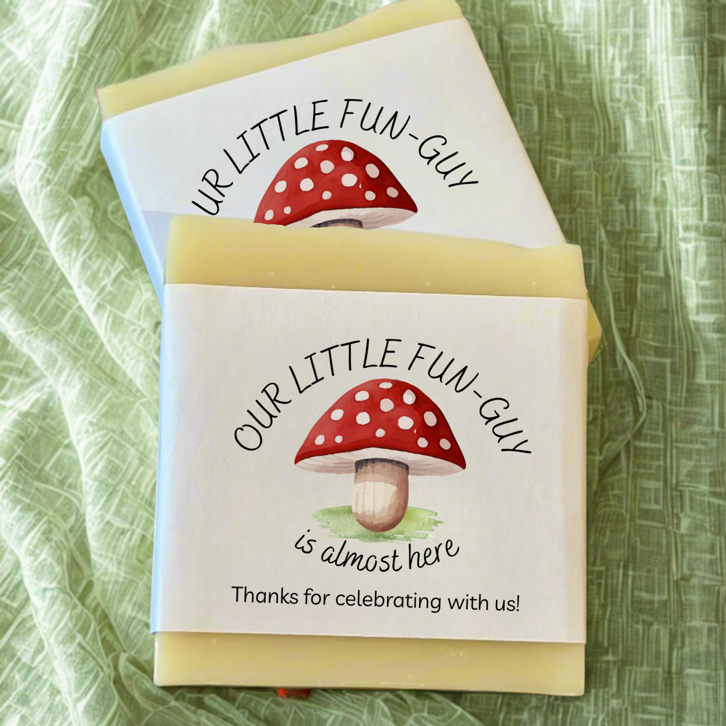 Woodland Mushroom Baby Shower Favor