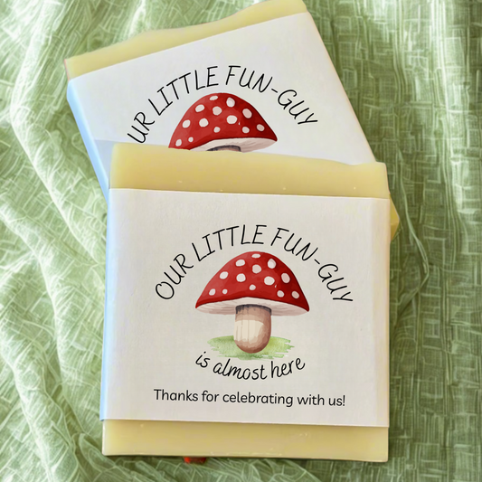 Woodland Mushroom Baby Shower Favor