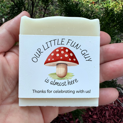 Woodland Mushroom Baby Shower Favor