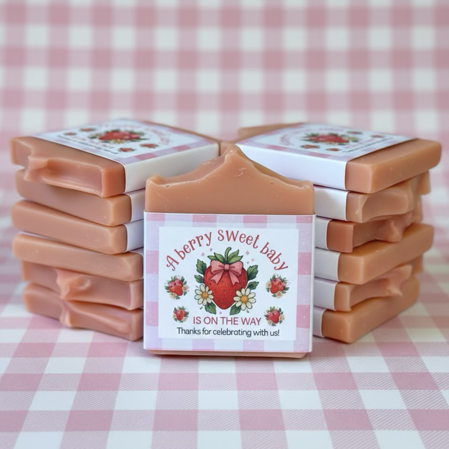 Berry Sweet Baby Shower Favors – Vegan Soap | Eco-Friendly Keepsakes