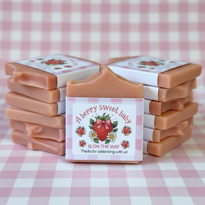 Berry Sweet Baby Shower Favors – Vegan Soap | Eco-Friendly Keepsakes