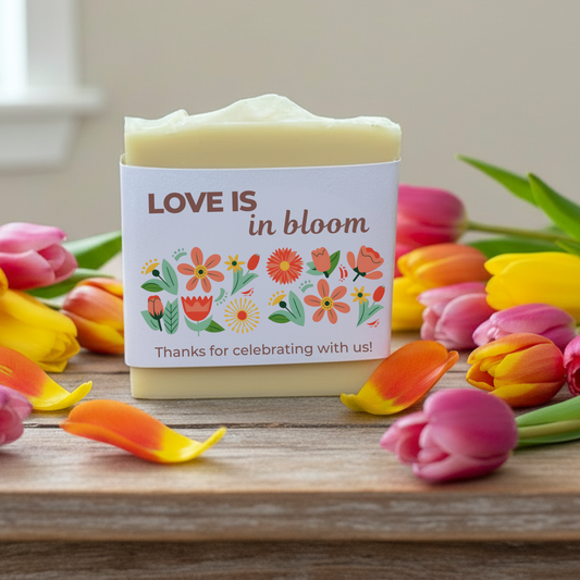 Love in Bloom Bridal Shower Soap Favors – Vegan Soap | Eco-Friendly Keepsakes