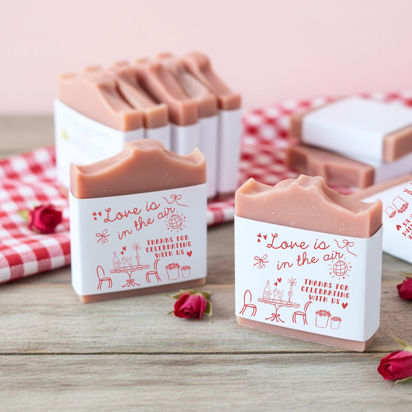 Love is in the Air Bridal Shower Soap Favors – Vegan Soap | Eco-Friendly Keepsakes