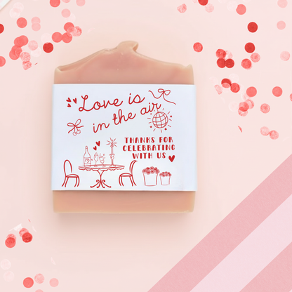 Love is in the Air Bridal Shower Soap Favors – Vegan Soap | Eco-Friendly Keepsakes