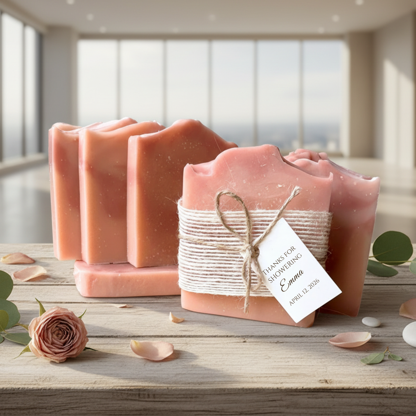 Premium Bridal Shower Favors | Vegan Soap Luxury Artisan Keepsakes
