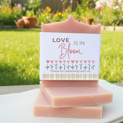 Love in Bloom Bridal Shower Soap Favors – Vegan Soap | Eco-Friendly Keepsakes