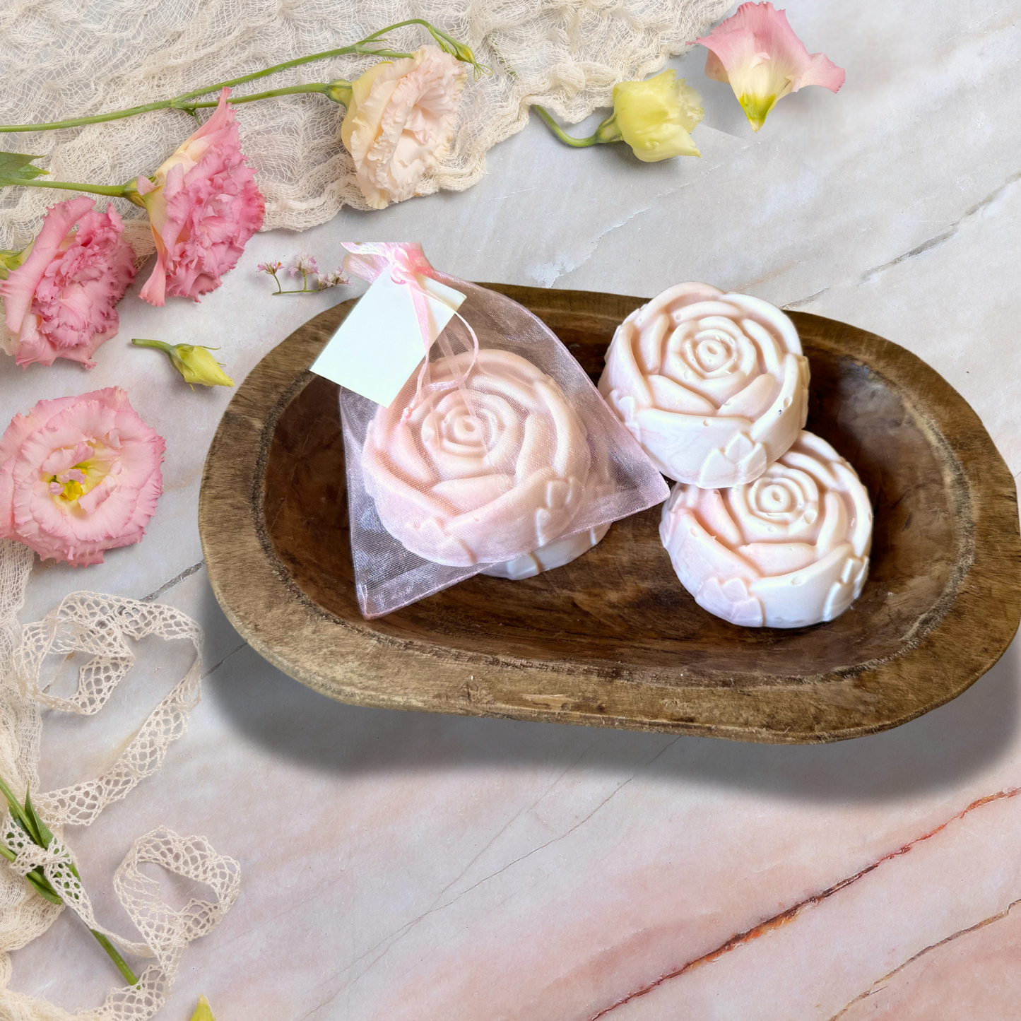 Pink Blossom Personalized Bridal Favor