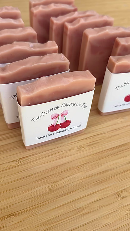 Sweetest Cherry on Top Theme - Vegan Soap Favors